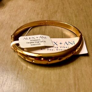 Alex and Ani Gold Stargazer Bangle